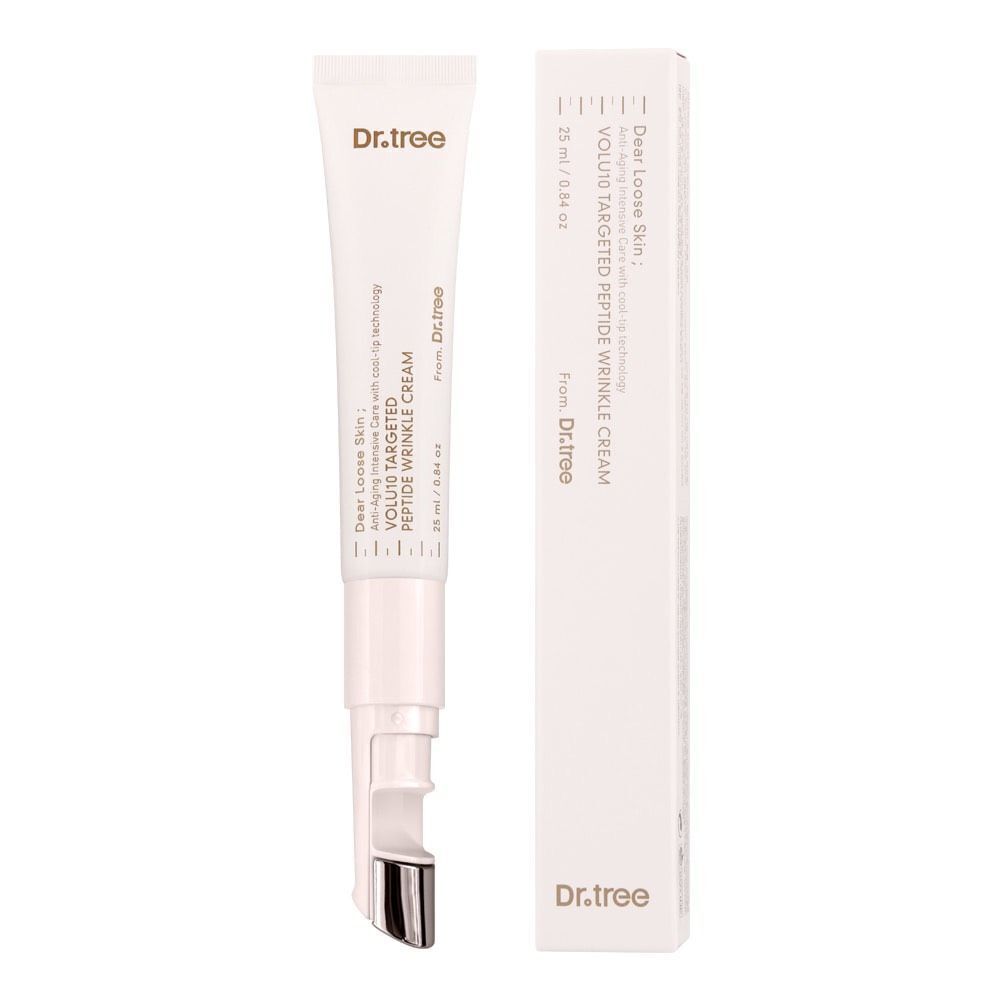 Dr.tree VOLU 10 targeted peptide wrinkle cream 25 ml / 0.84 oz NIB